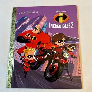 COPY - 🎁5/10.00🎁 A Little Golden Book Disney Incredibles 2, like new condition